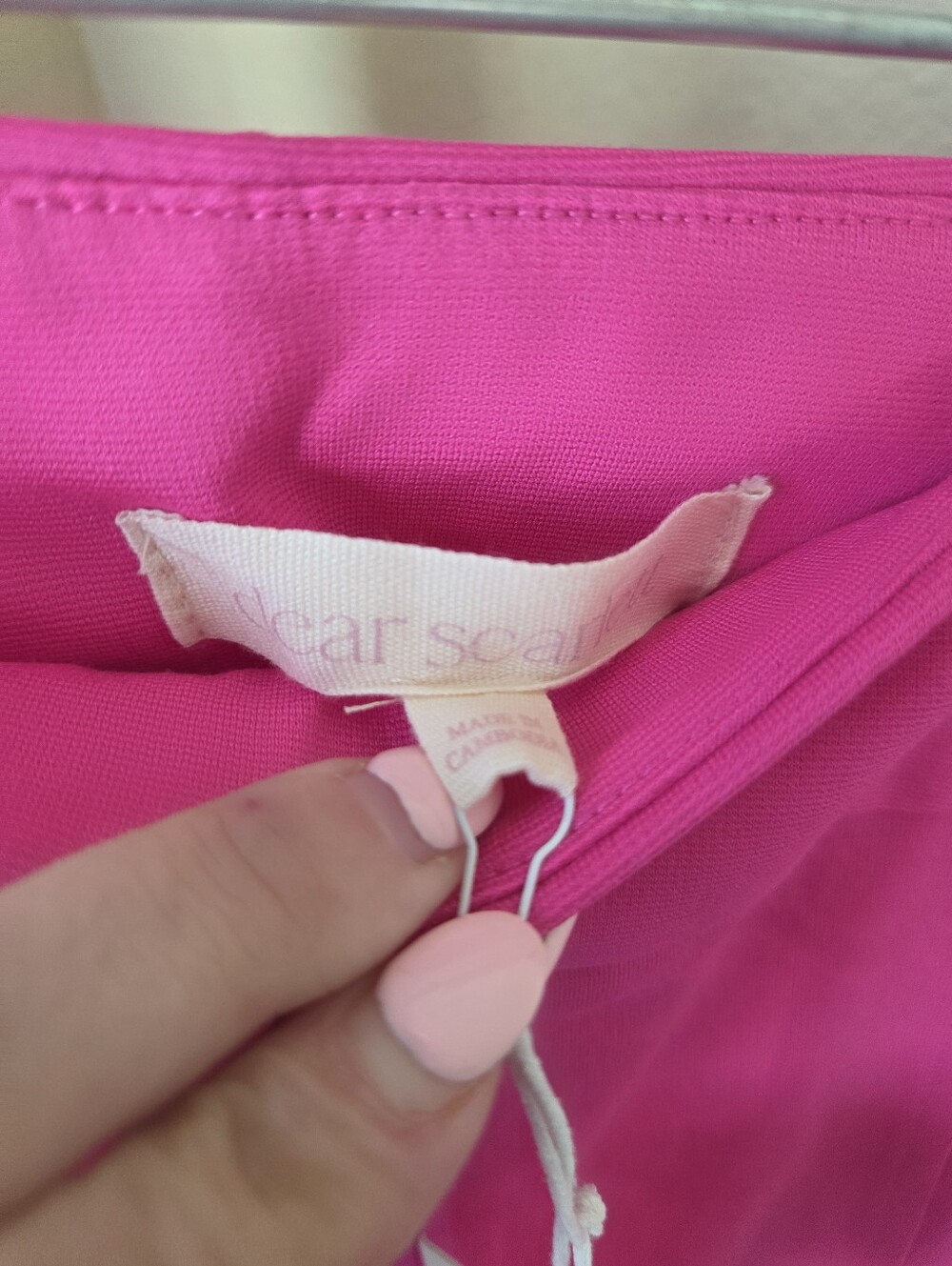 Dear Scarlett "Magic" Flared Leggings - Bright Pink - Picture 4 of 4